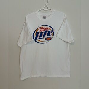Vintage Miller Lite Beer Cleveland Indians T Shirt • Size XL